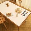Mantel de cuero simple impermeable a prueba de aceite lavable anti-escaldaduras tapete de mesa de silicona estilo ins tapete para mesa de té cubierta protectora de escritorio