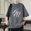 Conjunto de Manga Corta para Adolescentes Niños Camiseta de Moda Ropa Casual Estudiante Soleado Limpio Versátil Delgado Conjunto de Dos Piezas