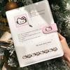 Livro de Cartas de Folhas Soltas de Cachorrinho Fofo 4 Palácios Grande Capacidade Livro de Armazenamento de Cartões Pequenos para Estudantes Álbum de Fotos Armazenamento de Cartões