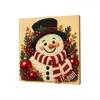 Navidad de Amazon Transfronteriza Nuevo Papá Noel Reno Corona Pintura de Diamantes Irregular DIY Pintura de Perlas