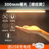 Luz de Sensor de Corpo Humano LED Transfronteiriça com Adesivo Magnético, Luz Noturna Recarregável para Armários e Guarda-roupas