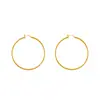 Pendientes de Aro Círculo Croso, Mismo Estilo que Luo Ge, con un Sentido de la Moda Único y de Alta Gama, Pendientes de Aro Grandes con un Toque de Nicho y Sofisticado