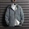 Chaqueta de Algodón Gruesa con Cuello Alto y Forro de Lana de Cordero L-8XL para Hombre, Abrigo de Algodón de Marca Tendencia Otoño e Invierno para Parejas