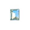 Venta al por mayor de accesorios para taladro de uñas de cristal de hielo grande, joyería rectangular, taladro de ángulo recto con fondo puntiagudo, color transparente, cristal mágico