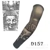 Mangas de tatuaje punto cruz transfronterizas populares para exteriores protección solar para hombres y mujeres brazo de tatuaje flor grande brazo completo sin costuras manga de hielo