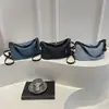 Bolsa quadrada pequena estilo coreano de grande capacidade para o dia a dia 2026 jeans novo simples e estilosa de ombro/transversal/de mão