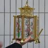 Lámpara de Mesa Lámpara de Aceite de Acero Inoxidable Lámpara de Buda Pantalla a Prueba de Viento Adornos para Portavelas Transfronterizo Templo Ancestral Chaoshan Planta de Aceite Comestible