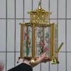 Candelabro de Aleación de Vidrio Templo Sala de Buda Lámpara Colgante Lámpara de Mantequilla Lámpara de Aceite de Cocina para Lámpara Decoración de Sala de Buda Dojo