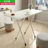 Mesa pequena dobrável para alugar, mesa de jantar para dormitório, mesa de estudo, mesa retangular para escrita em casa