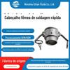 Cabeça fêmea para soldagem rápida de aço inoxidável 304/316L, conector fêmea rápido para soldagem de topo, cabeça fêmea rápida tipo C