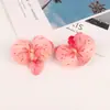 Grampo de Cabelo Flor de Orquídea Princesa Estilo Francês Presilha de Cabelo Acessório de Penteado para Mulheres