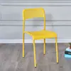 Silla de plástico para estudiantes y uso doméstico, silla de comedor, taburete para adultos, silla de oficina, silla con respaldo simple, silla perezosa para computadora, taburete de plástico