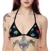 Conjunto de Bikini de Verano Estilo Americano con Estampado de Hoja de Arce Sexy Estilo Playa Transfronterizo Nuevo Modelo 2026 para Mujeres