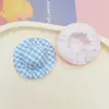 Accesorios para Sombrero de Tela a Cuadros Frescos y Sencillos Juguete DIY Muñeca Mini Sombrero Desnudo Decoración Materiales para Sombreros Pequeños