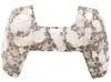 Cubierta protectora para mando de PS5 Cubierta de silicona camuflada para PS5 Piel con proceso de transferencia de agua para la mano Cubierta protectora para PS5