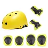 Capacete de Ciclismo Infantil e Conjunto de Equipamentos de Proteção Segurança Anticolisão Bicicleta Patinete Conjunto Completo Equipamento de Proteção Atacado