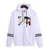 Dr.stone era animação popular tendência secundária 2D impresso homens chapéu manga comprida pullover camisola masculina