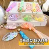 Llavero Creativo de Cangrejo con Pinza de Cangrejo y Perlas de Arena Movediza Colgante para Bolso de Pareja Exquisito Lindo Adorno de Llavero Regalo Venta al por Mayor