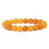 Pulsera de Cuentas de Cera de Abeja Youjia Jewelry Elástica Simple de Color Sólido Moda Transfronteriza Pulsera de Círculo Único Stock Listo Venta al por Mayor