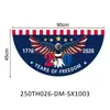 Amazon EE. UU. 250 Aniversario Bandera en Forma de Abanico Festival del Día de la Independencia de América Decoración Conmemorativa Banderín Accesorios Personalización