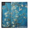 Funda Protectora Pintada para Samsung S10 FE 10.9 A8 10.5 Plegable en Tres Partes Tipo Libro Anticaídas Plana