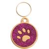 Comercio Exterior Popular Moda Elegante Tendencia id Huella de Pata Placa de Identificación Accesorios para Mascotas Puede Láser Collar para Perro Accesorios