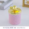 Ornamentos de cerâmica nórdica ins Caixa de jóias Jarra de armazenamento de cerâmica Coração de menina criativa Desktop Acompanhando Cerimônia Decoração Ornamentos