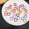 Pingentes de contas de quebra-cabeça, acessórios DIY feitos à mão, joias coloridas estilo coreano em liga metálica pintada por spray, acessórios em formato de coração para atacado