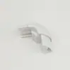 Acessórios Jinlong acessórios para banheiro canto do banheiro quadrado para chuveiro canto de conexão branco de alumínio