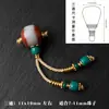 Ágata Primera Línea Cielo Tres Pasos Magnesita Juego de Cuentas Espaciadoras Pulsera de Abalorios Hecha a Mano DIY Accesorios para Cuentas de Oración Adornos