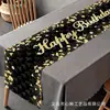 Camino de Mesa Transfronterizo de Nuevo Estilo con Acabado de Alta Gama, Mantel de Cumpleaños de Dibujos Animados, Mantel Individual para Mesa de Comedor, Decoración de Sala de Estar, Decoración de Fiesta, Camino de Mesa Personalizado
