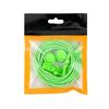 Cordón Elástico Rápido para Correr Sin Nudos Hebilla de Cordón Deportivo Reflectante Senderismo Elástico Perezoso Hebilla Redonda Cordón para Correr de Noche