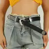 Novo Cinto de Strass Estilo Coreano e Japonês com Rebites Estilo Punk Europeu e Americano, Cinto Hip-Hop, Estilo Motociclista, Direto do Fabricante