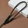Corda de Alça Trançada à Mão, Tira de Estilingue de Jade, Ornamento de Mão, Corda para Pendurar no Carro de Bodhi, Atacado