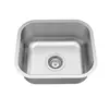 Fregadero de Acero Inoxidable 304 Transfronterizo Fregadero de Cocina de un Solo Tazón Fregadero para Balcón o Barra Fregadero Pequeño Extensible Debajo de la Encimera