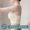 Lingerie Atacado para Seios Grandes, Estilo Fino, Anti-Queda, Sutiã com Fecho Frontal Ajustável, Tamanho Plus, Sutiã Sem Fio