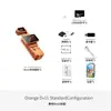 Câmera de ação com gimbal transfronteiriça com WiFi, tela giratória, câmera de lente, câmera de mão anti-tremor para gravação de Vlog