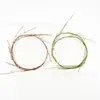 Alambre de Mimbre de Plástico Simulado de Malla de 2.4m Accesorios de Vid de Hoja de Arce y Eucalipto para Manualidades Navideñas DIY