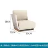 Sofá Externo Estilo Nórdico Teak Corda Trançada para Pátio Mesa de Centro Combinação Varanda Exterior Villa Jardim Cadeira de Rattan Móveis à Prova d'Água