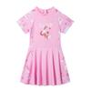 Traje de banho infantil estilo coreano com estampa de moda, coelho de desenho animado, para crianças médias e grandes, traje de banho para férias, fontes termais, maiô saia de natação
