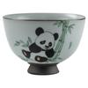 Juego de té de kung fu con taza de té de panda linda pintada a mano de Li Bin, película abierta al horno Moon White Ru que puede levantar la taza de té del pequeño maestro, tazón de té