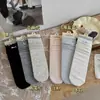 Songmu Songmu "Calcetines Suaves sin Costuras de Lazo para Mujer Estilo Coreano Ins Primavera/Verano Malla Fina Algodón Calcetines de Apilamiento"