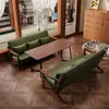 Juego de Mesa y Sillas para Cafetería, Casa de Té, Bar, Tienda de Té de Leche, B&B, Hotel, Área de Ocio, Sillón Individual Estilo Vintage