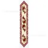 Camino de mesa navideño estampado de venta caliente transfronterizo, decoración de tela de mantel festiva, decoración del hogar, disponible para dropshipping