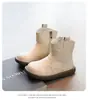 Botas para niña, botines infantiles, botines estilo Martin para niñas pequeñas de otoño e invierno, botas de algodón blanco, botines de bebé para niña de otoño, zapatos de princesa