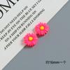 Accesorios de Resina con Flores de Margarita de Colores Pegamento de Crema para Manualidades DIY Funda para Teléfono Móvil Imán para Refrigerador Agujero Hebilla de Zapato Accesorios para el Cabello Accesorios