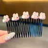 Pente de Cabelo de Princesa para Volume Invisível de Coroa Alta, Pente para Cabelo Fofo, Presilha Lateral para Meninas, Ferramenta de Penteado Infantil para Controlar Fios Soltos