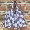 2025 Nueva Bolsa de Compras Plegable Tela Floral Portátil Poliéster Tote Bolsa de Almacenamiento Gran Capacidad Bolsa para la Compra del Supermercado Venta al por Mayor