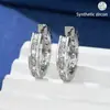 Novos brincos de argola prateados 2025 femininos de alta qualidade, design único de luxo leve, nicho, brincos de primavera, vendas diretas da fábrica
