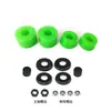 Amortecedores para Skate, Acessórios de Suporte para Skate de Brinquedo de Quatro Rodas Duplamente Curvados, Conjunto de Pastilhas de PU, Acessórios para Fish Board, Pastilhas de Alta Elasticidade